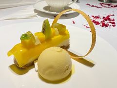 法式芒果拿破仑佐椰香冰激凌-王品牛排(杭州大厦店)