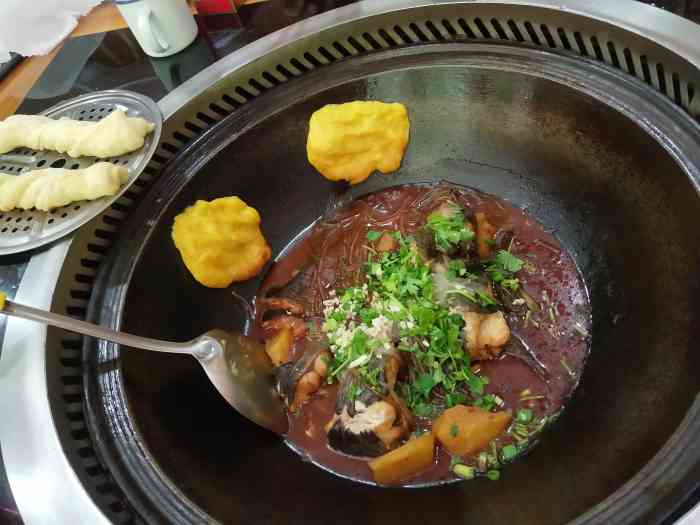灶台福铁锅炖(中北镇店)-"感谢大众点评和店家组织的霸王餐活动[双手.
