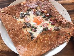 鸡蛋蘑菇熏肉荞麦可丽饼-RAC BAR(安福路店)