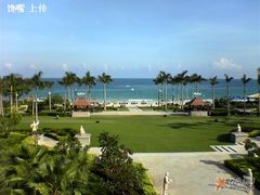 从view&nbsp;lounge看出去的美景-大堂酒廊·亚龙湾万豪度假酒店