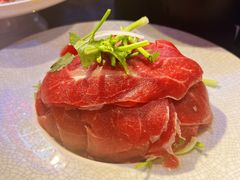 半斤鲜切牛肉-秦炉烤肉(财富中心店)