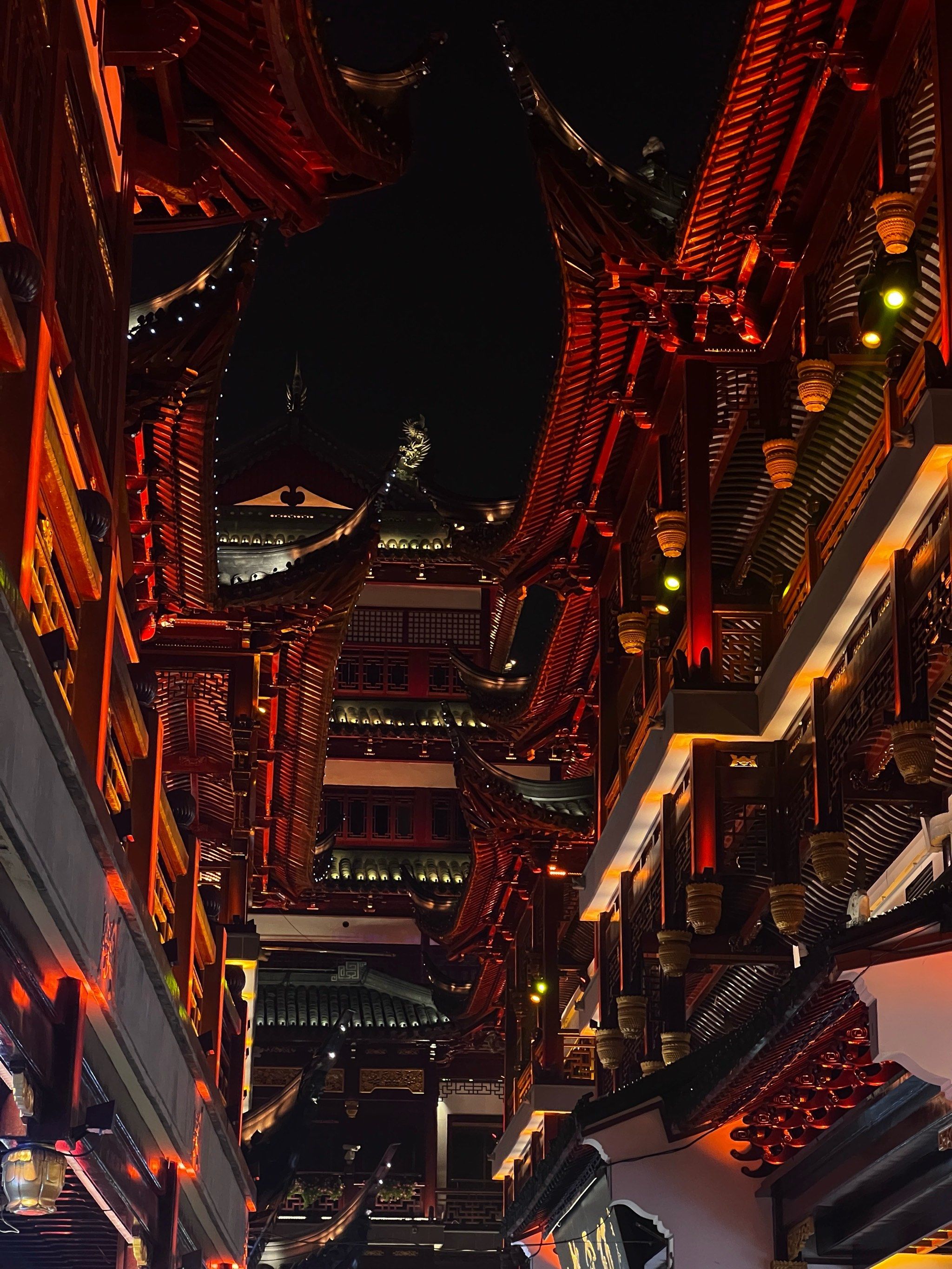 上海 豫园老街 夜景很美