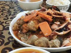 三鲜焖子-友利砂锅居(烟台店)