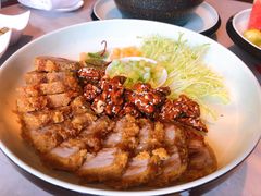琥珀脆皮猪肋菠萝沙律-西安高新洲际酒店•彩丰楼中餐厅