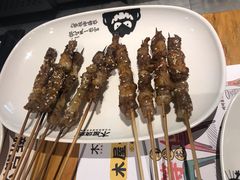 烤羔羊肉串-木屋烧烤(万德庄店)