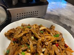 三层肉炒建瓯笋芽-四道菜·福建菜馆(新街口金鹰店)