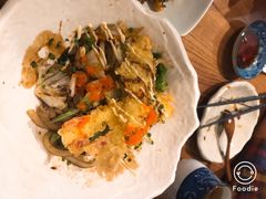 炸虾牛肉炒乌冬面-阿吾罗日本料理(K11艺术中心店)