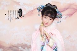 -后宫·古装汉服京剧儿童亲子全家福摄影