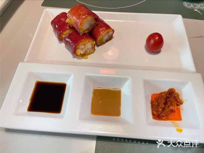 悦满楼·西关名点·湛江名菜(航空综合大厦店)招牌明虾红米肠图片