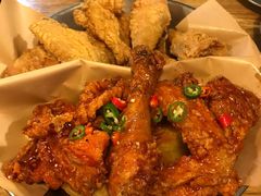 炸鸡翅一半一半-富乐满韩国正宗炸鸡韩国料理(虹泉路店)