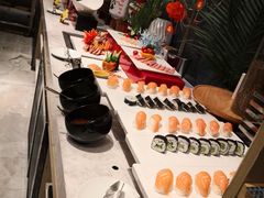 自助调料区-顺德联塑万怡酒店·万荟轩自助餐厅