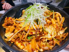招牌辣鱿鱼五花肉煲-HOTISLAND海鸡岛·韩国料理(江南西店)