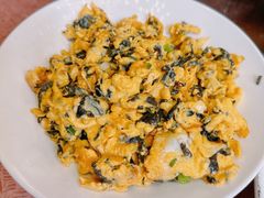 石耳煎鸡蛋-九华山聚龙大酒店