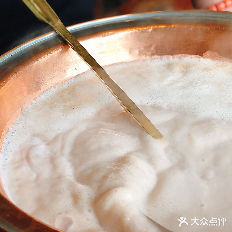 第一次喝正儿八经内蒙古奶茶～