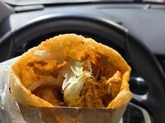 -小红车炸蛋葱油饼