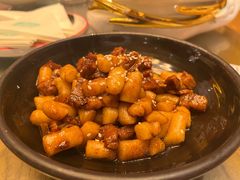 仔排炒年糕-新白鹿餐厅(龙游路总店·杭帮菜名店)