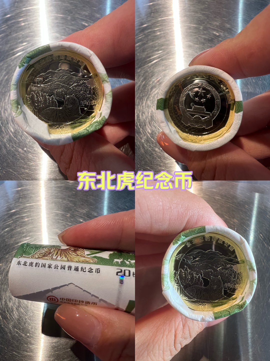 虎年纪念币照片图片