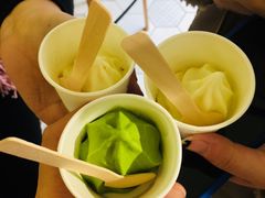桂花抹茶冰淇淋-茶是一枝花泡茶店