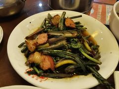 红菜苔炒腊肉-天下客饭店(中山路店)