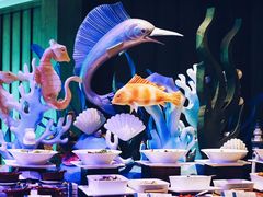 -海棠湾洲际-涛·海底餐厅·美人鱼·自助餐·海底隧道