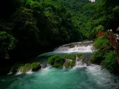 -小七孔景区-六十八级跌水瀑布