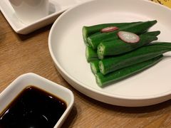 捞汁秋葵-拾味馆·浓鲜骨汤(光谷天地店)