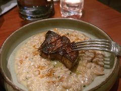 香煎鹅肝烩青稞饭-Laures·月桂西班牙碳烤餐厅(十尚坊店)