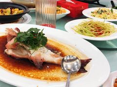 葱油东星斑-渔港明珠酒店(星海广场店)