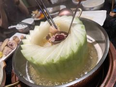 三代传承冬瓜盅-得意咚瓜·顺德鱼生·冬瓜火锅(深圳首店)