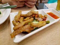蒜香猪颈肉上海菜饭-佰搭果·广式茶餐厅(西华路店)