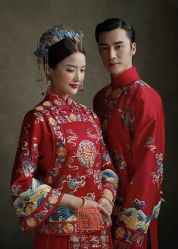 点击看大图 -藤薰定制中式嫁衣礼服旗袍店