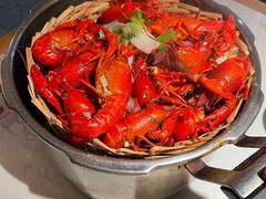 高压锅蒸大虾-蚝翅·海鲜粥·烧烤·宁夏滩羊季(玉米楼店)