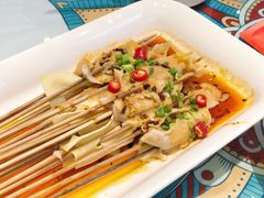 豆皮涮牛肚-楼兰古丽·新疆拌面·清真(华阳城店)