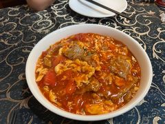 番茄牛肉滑蛋-晓平饭店(嘉善路店)