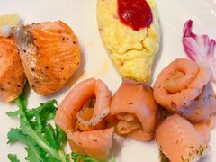 香煎三文鱼-太湖饭店玉兰厅(自助餐厅)