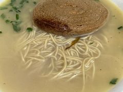 鱼汤面加素鸡-高邮面馆(明瓦廊店)