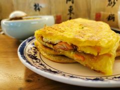 葱油蛋饼-老客满蛋饼(双塔市集店)
