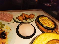 烤鸡爱上芝士-猪啊牛呀羊啊铜盘烤肉(正大广场店)