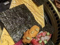海胆生牛肉手卷-老乾杯和牛烧肉(王府中环店)