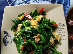 韭菜炒蛋-龙姐私房菜(和顺古镇店)