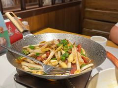 干锅焗花生苗-老阿爸鲜鱼土菜(独墅湖店)