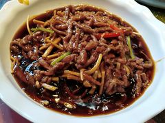 馓子牛肉-刘胖子家常菜·蹄花焖藕(兴业店)