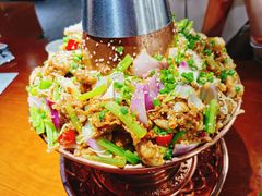 -渝胖子老城区炭火蛙锅(临城店)