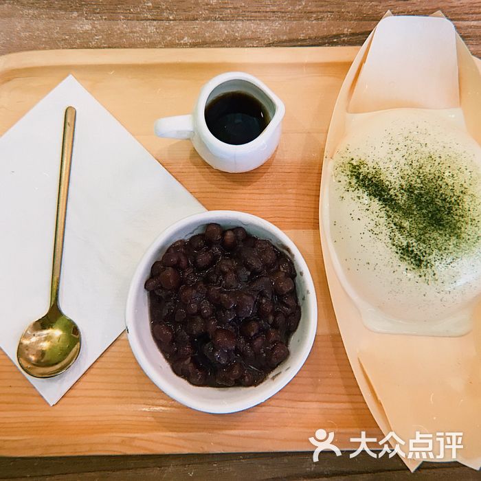 如思台北甜品店宇治抹茶豆花布丁图片-北京甜品饮品-大众点评网