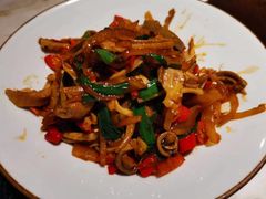 咸萝卜炒肚丝-绿茶餐厅(朝阳大悦城店)