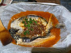 凌波鱼-鱼来顺纸上烤鱼