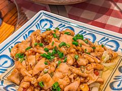 虾头秘汁鹅肠-龙桥私厨·姜花菊花过桥鱼·顺德菜(容桂店)