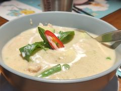 中部绿咖喱鸡肉-帕蓝·暹罗料理(曲阳店)