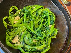 虾酱啫通菜-五稻厨房粤西菜(新闻店)