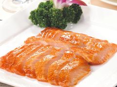 炭烧猪颈肉-鸿渡渔庄·特色鸭咀鱼